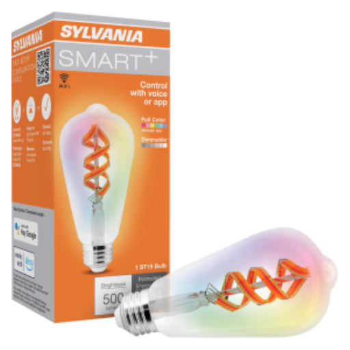 SMART+ WiFi Filament Color + 2000K:  ST19 Color and Amber White (2000K)
