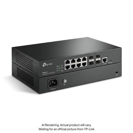 Omada 8-Port Gigabit L2+ Managed Switch with 2 SFP Slots