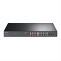 JetStream™ 16-Port 10/100Mbps   2-Port Gigabit Unmanaged PoE Switch