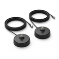A clean product photo of two TP-Link LTE-Antenna-Extension-Base-1M units, each with a coiled cable and connector, on a pure white background.