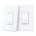 High-resolution hero shot of the TP-Link Tapo-S515D KIT, featuring two white smart switches.