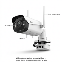 VIGI 4MP Outdoor Full-Color 4G Bullet Network Camera
