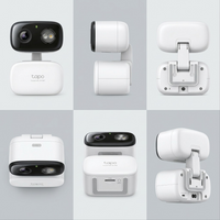 A premium ecommerce matrix image displaying the canonical white two-module C216 camera from multiple angles.